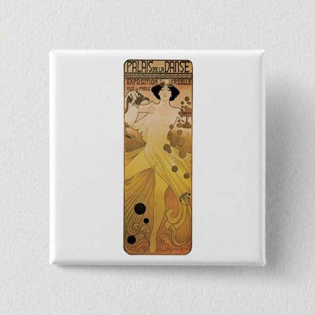 Palais de le Danse 15 Cm Square Badge (Front)