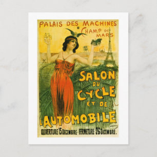 Palais Des Machines Champ de Mars Salon du Cycle Postcard