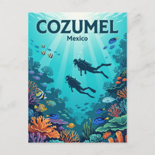 Palancar Reef, Cozumel Mexico Postcard