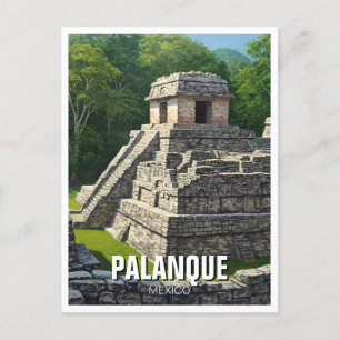 Palanque Mexico Postcard