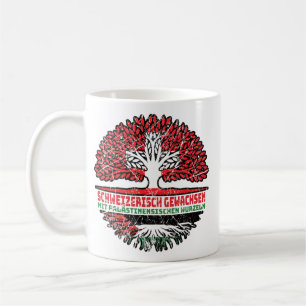 Palästina Palästinen sisch Schweizer Schweiz Baum Coffee Mug