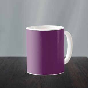 Palatinate Purple Solid Colour Coffee Mug