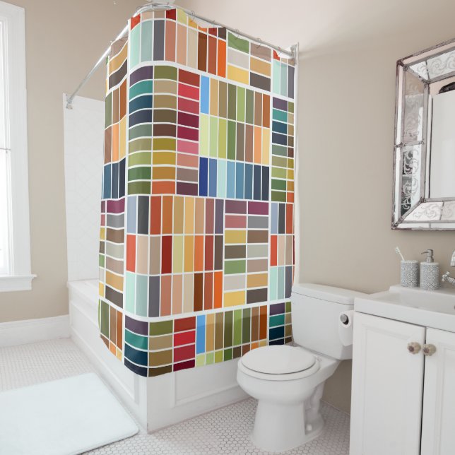 Palatte Shower Curtain (In Situ)