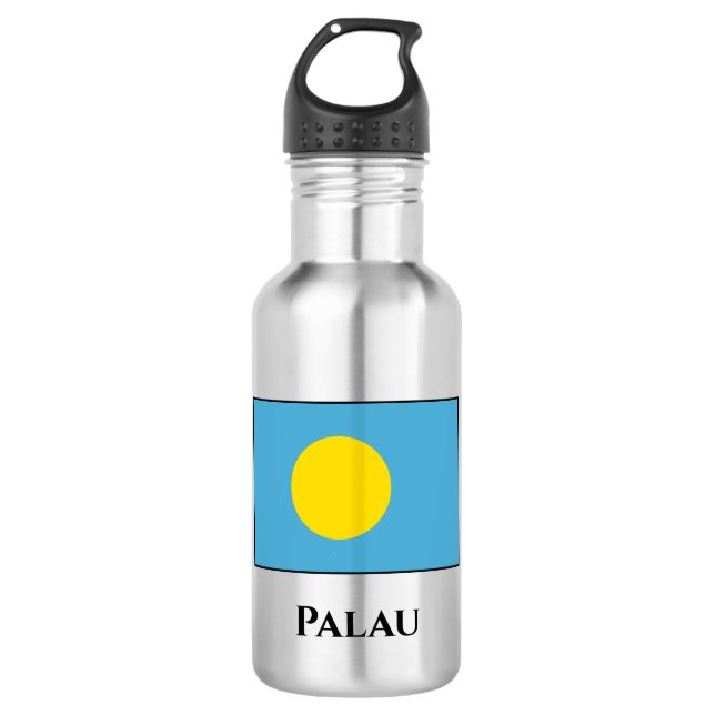 Palau Flag 532 Ml Water Bottle (Front)
