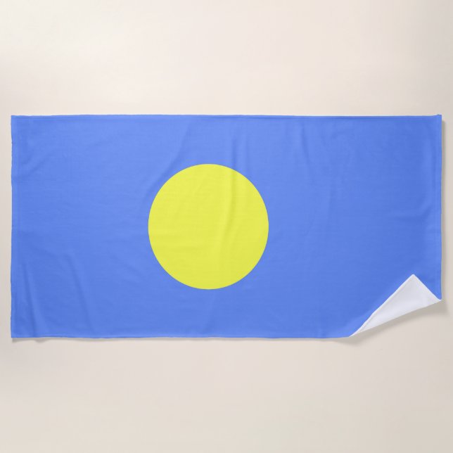Palau flag beach towel (Front)
