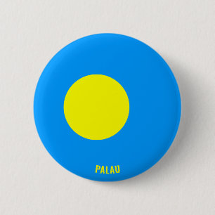 Palau Flag Charming Patriotic 6 Cm Round Badge