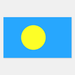 Palau Flag Rectangular Sticker