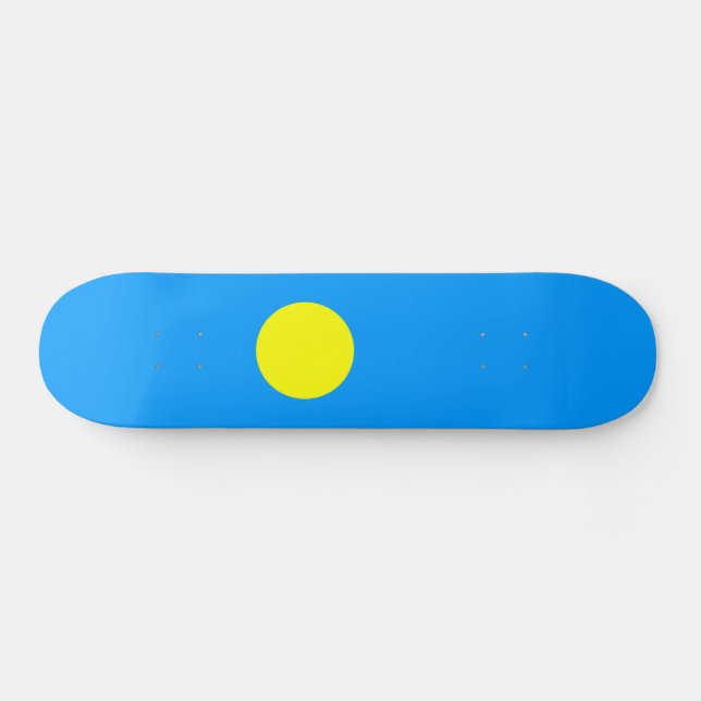Palau Flag Skateboard (Horz)