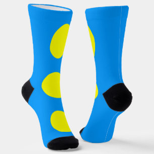 Palau Flag Socks