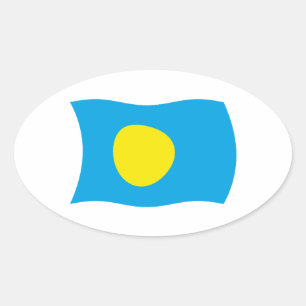 Palau Flag Sticker