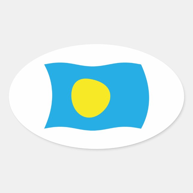 Palau Flag Sticker (Front)