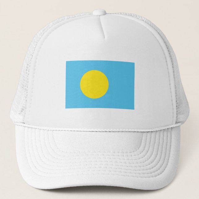 Palau Flag Trucker Hat (Front)