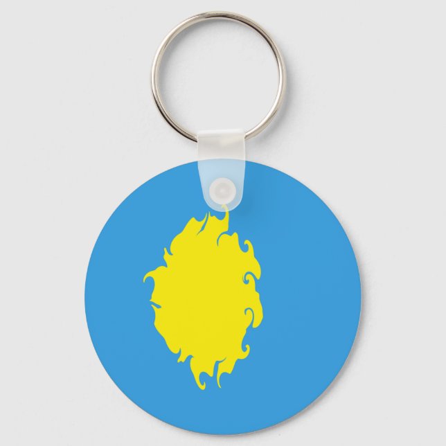 Palau Gnarly Flag Key Ring (Front)
