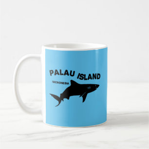 Palau Island Scuba Diving With Sharks Coffee Mug