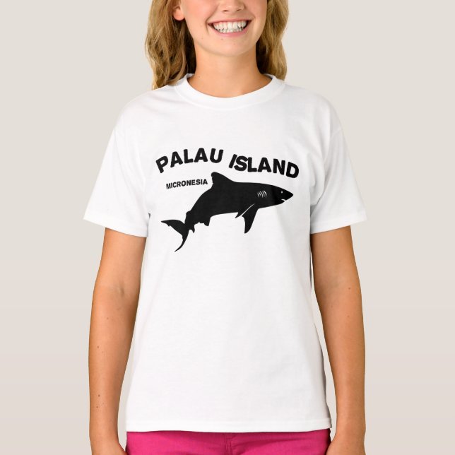 Palau Island Scuba Diving With Sharks T-Shirt (Front)