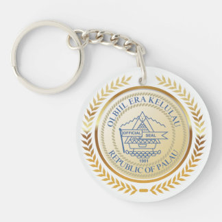 Palau Official Seal Key Ring