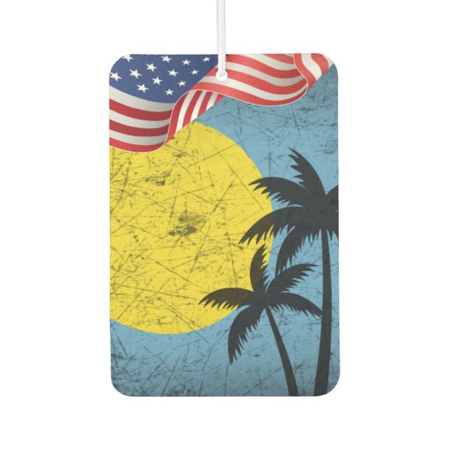 Palau Palauan Micronesian Car Accessory Car Air Freshener (Front)
