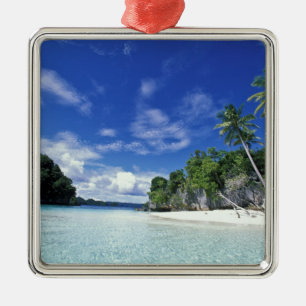 Palau, Rock Islands, Honeymoon Island, World Metal Tree Decoration