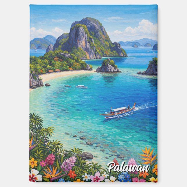 Palawan Philippines Travel Magnet (Front)