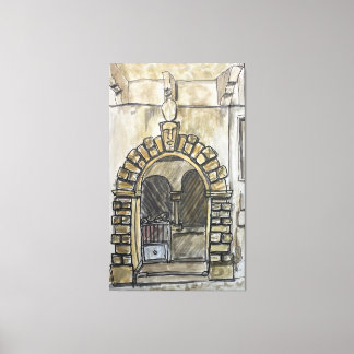 Palazzo Barberi, Montauro, Italy Canvas Print