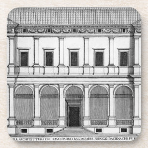 Palazzo Chigi on the Lungara, Rome, from 'Palazzi Coaster