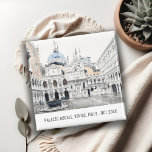 Palazzo Ducale Venice Italy Watercolor Travel  Magnet<br><div class="desc">If you need any further customisation please feel free to email me on yellowfebstudio@gmail.com. or message via Zazzle.</div>