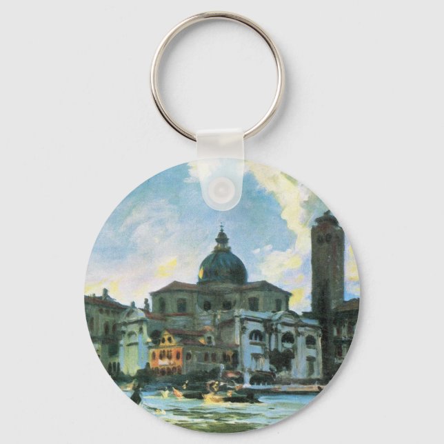 Palazzo Labia, Venice by John Singer Sargent Key Ring (Front)
