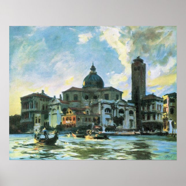 Palazzo Labia, Venice by John Singer Sargent Poster (Front)