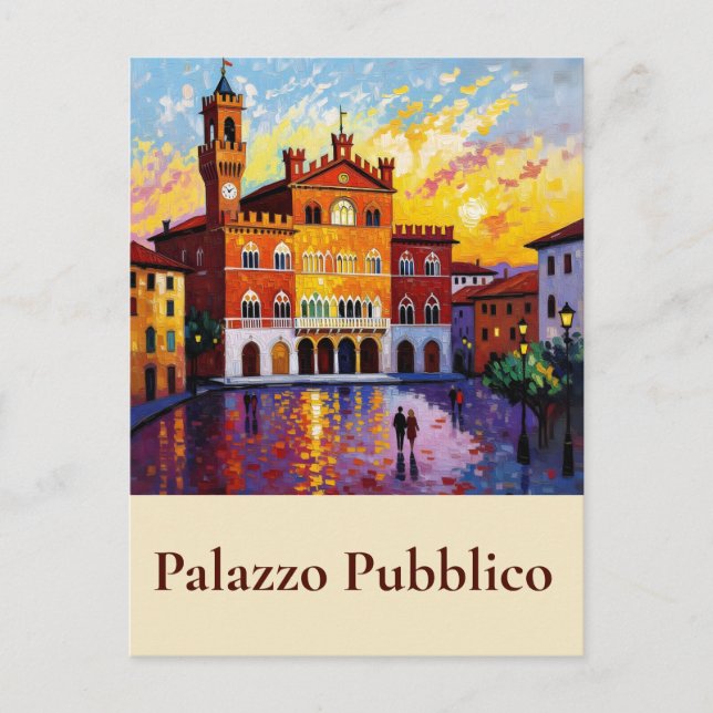 Palazzo Pubblico - Siena, Tuscany, central Italy Postcard (Front)