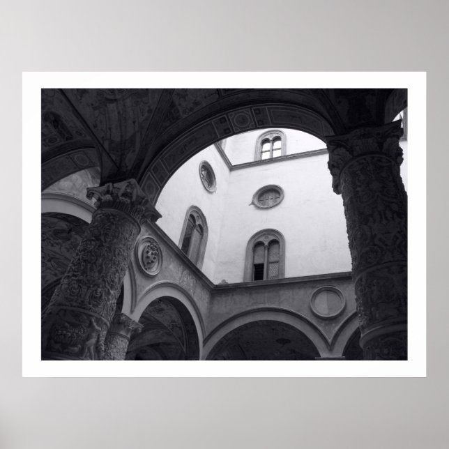 Palazzo Vecchio Courtyard Poster (Front)