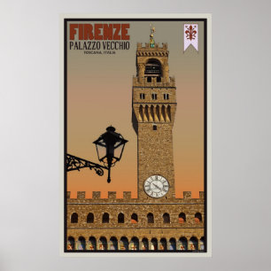 Palazzo Vecchio Tower Poster
