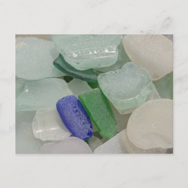 Pale Beach Glass Postcard (Front)
