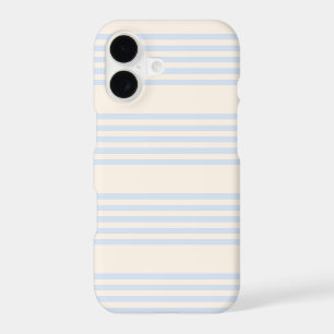 Pale blue and beige five stripes pattern