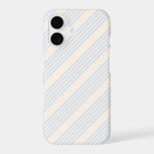 Pale blue and beige five stripes pattern