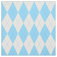 Pale Blue and White Argyle Pattern