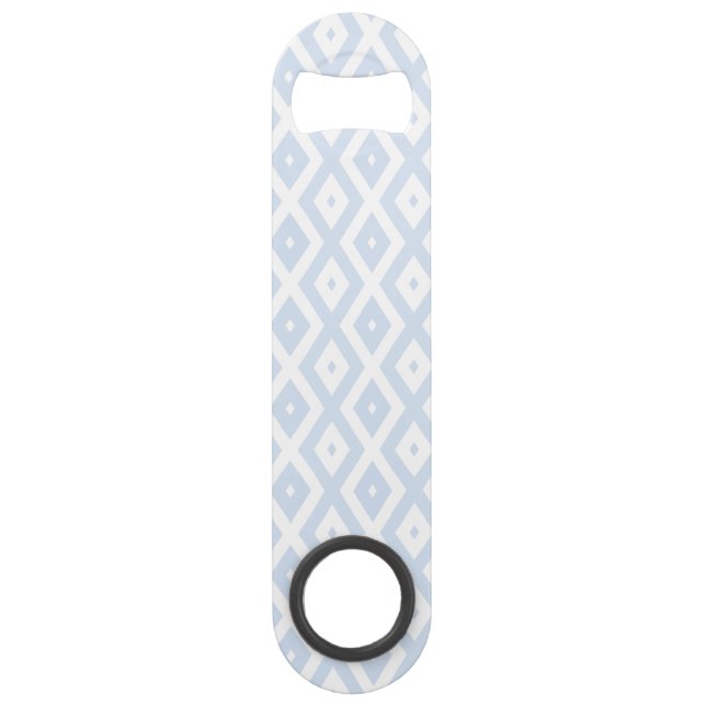 Pale blue and white diamond pattern (Front)
