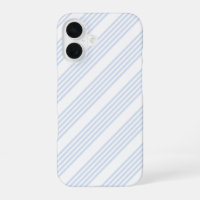 Pale blue and white five stripes pattern