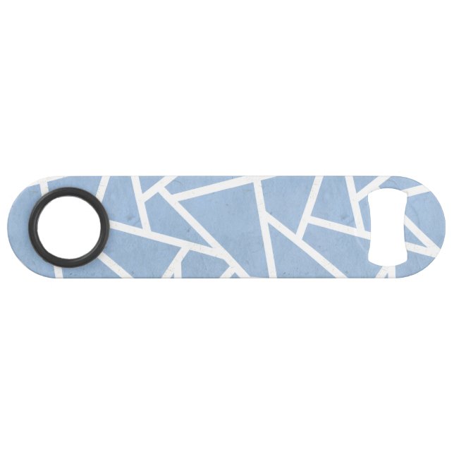 Pale blue and white mosaic pattern (Front (Horizontal))