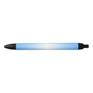 Pale Blue Diamond Shine Black Ink Pen