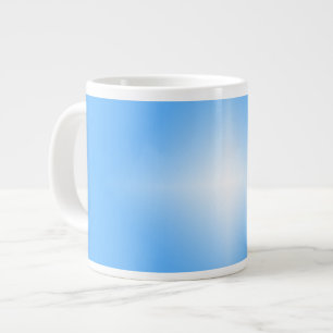Pale Blue Diamond Shine  Large Coffee Mug