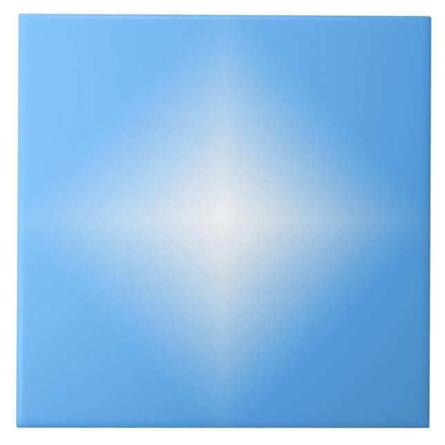 Pale Blue Diamond Shine  Tile (Front)