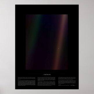 Pale Blue Dot Nasa x Carl Sagan Poster