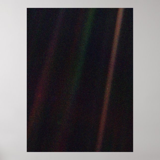 Pale Blue Dot Poster (Front)