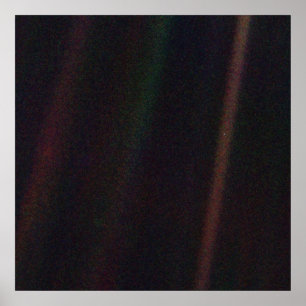 Pale BLue Dot Poster