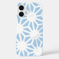 Pale blue geometric pattern