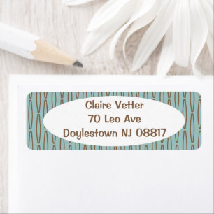 Pale Blue Geometric Repeat