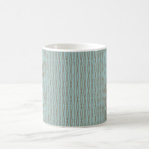 Pale Blue Geometric Repeat Coffee Mug