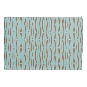 Pale Blue Geometric Repeat Pillowcase