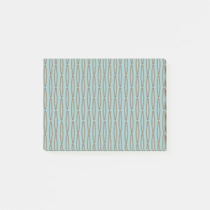 Pale Blue Geometric Repeat  Post-it Notes