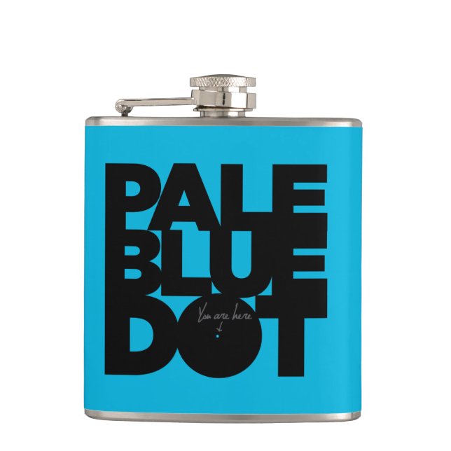 Pale Blue Hip Flask (Front)